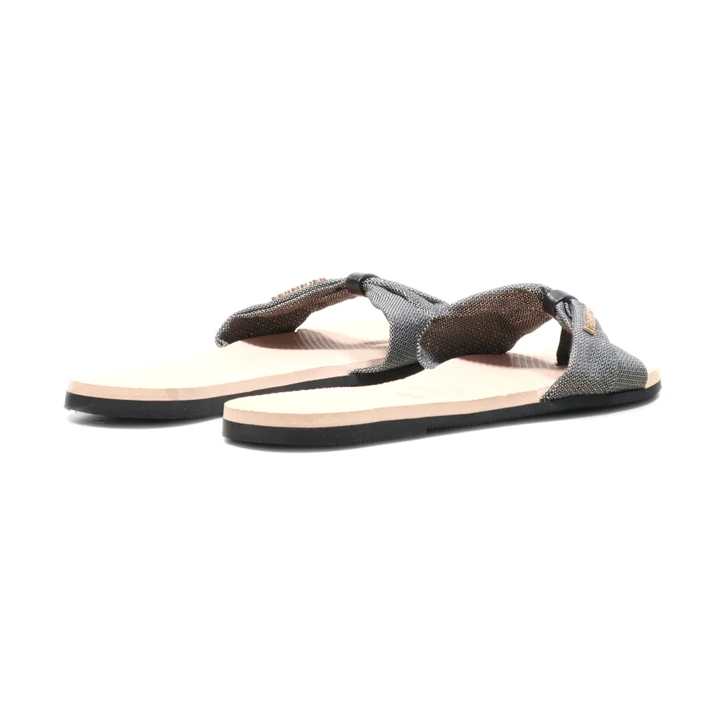 Havaianas Sliders Fabric Grey Colour For Women