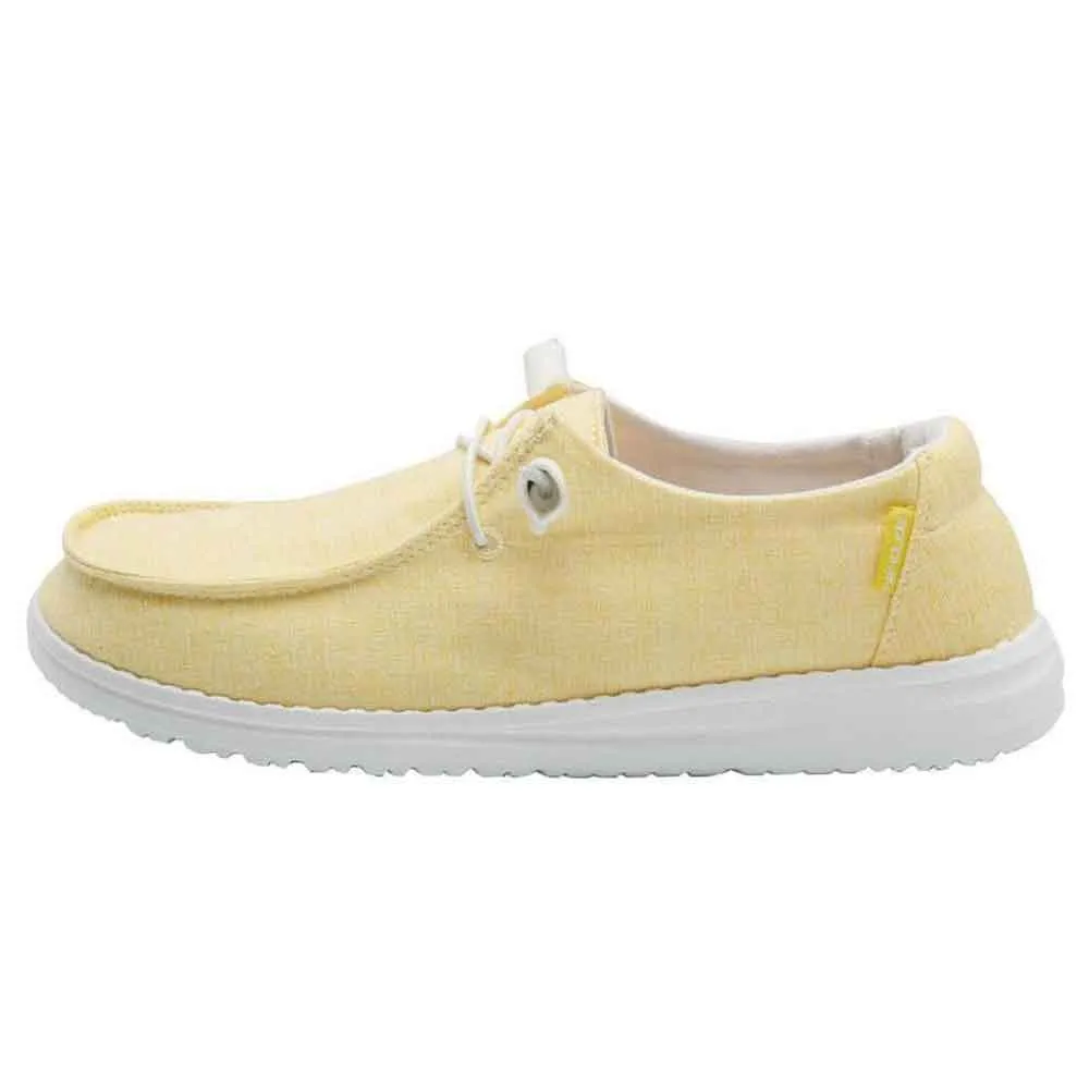 'Hey Dude' Women's Wendy Linen - Sunshine