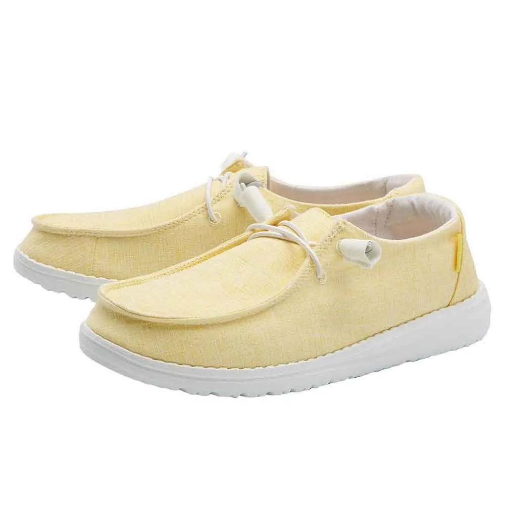 'Hey Dude' Women's Wendy Linen - Sunshine