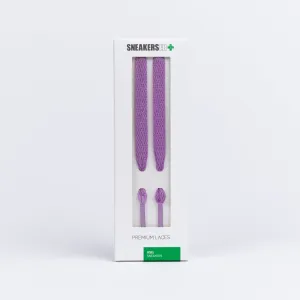 HIGH TOP FLAT SNEAKER LACES 180CM X 8mm LILAC