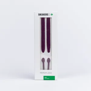 HIGH TOP FLAT SNEAKER LACES 180CM X 8mm PURPLE