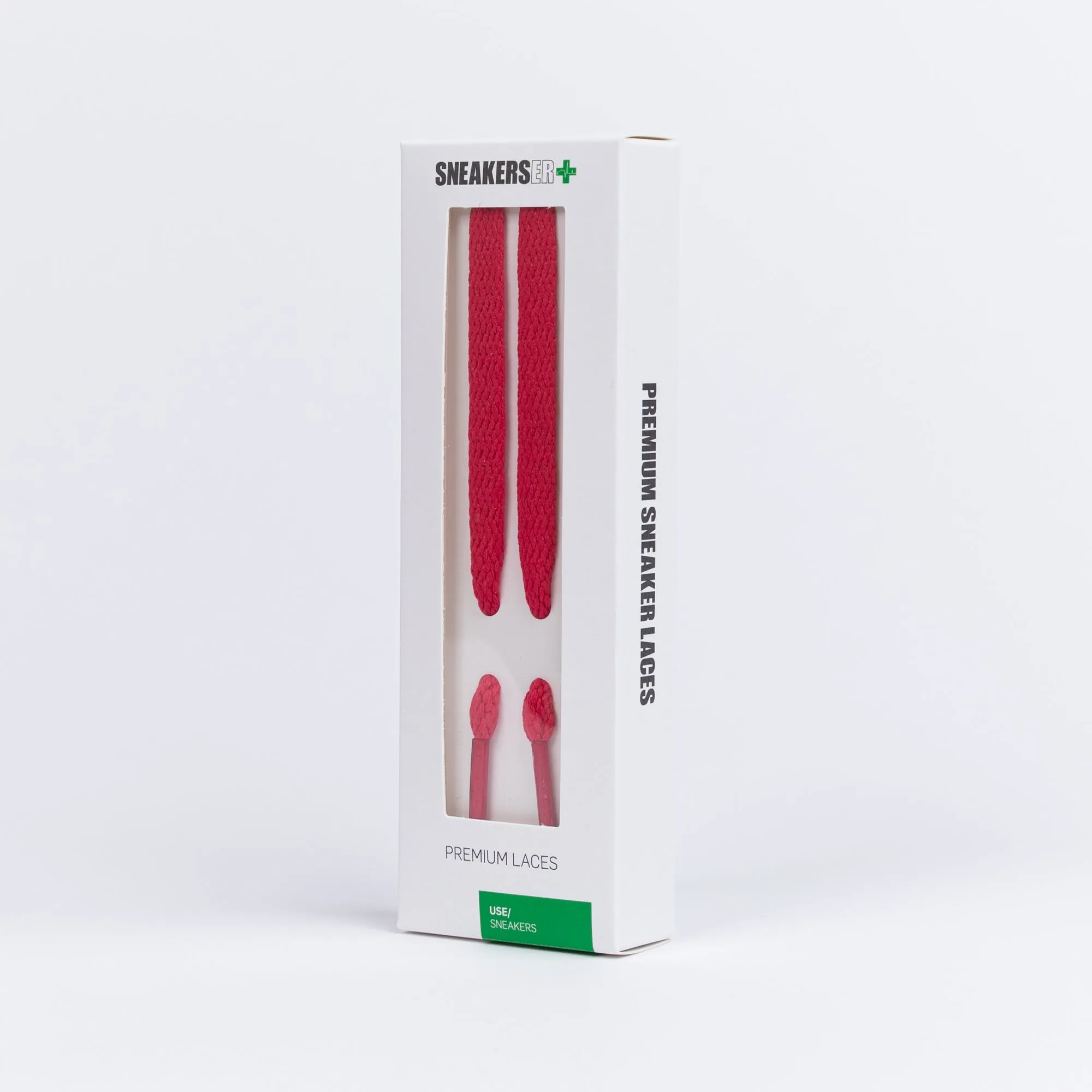 HIGH TOP FLAT SNEAKER LACES 180CM X 8mm RASPBERRY