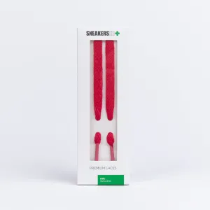 HIGH TOP FLAT SNEAKER LACES 180CM X 8mm RASPBERRY