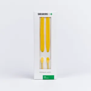 HIGH TOP FLAT SNEAKER LACES 180CM X 8mm YELLOW