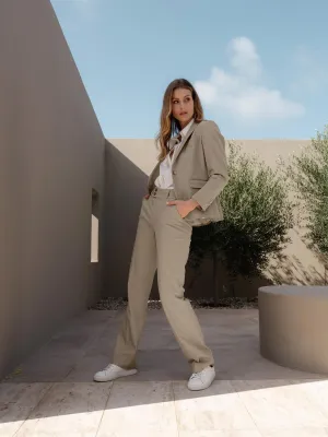 High Waist Bukse 211 Beige