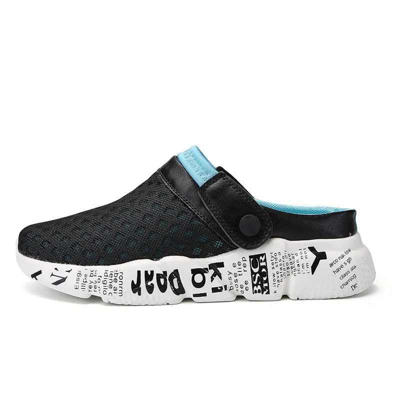 Hnzxzm Men's Flats Plus Size 46 Men Lightweight Breathable Comfortable Non-slip Shoes Casual Men'sFlip Flop Slippers Men