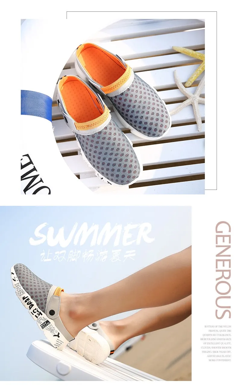 Hnzxzm Men's Flats Plus Size 46 Men Lightweight Breathable Comfortable Non-slip Shoes Casual Men'sFlip Flop Slippers Men