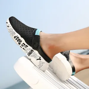 Hnzxzm Men's Flats Plus Size 46 Men Lightweight Breathable Comfortable Non-slip Shoes Casual Men'sFlip Flop Slippers Men