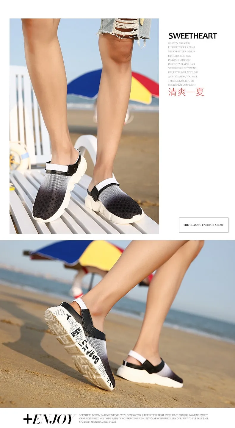 Hnzxzm Men's Flats Plus Size 46 Men Lightweight Breathable Comfortable Non-slip Shoes Casual Men'sFlip Flop Slippers Men
