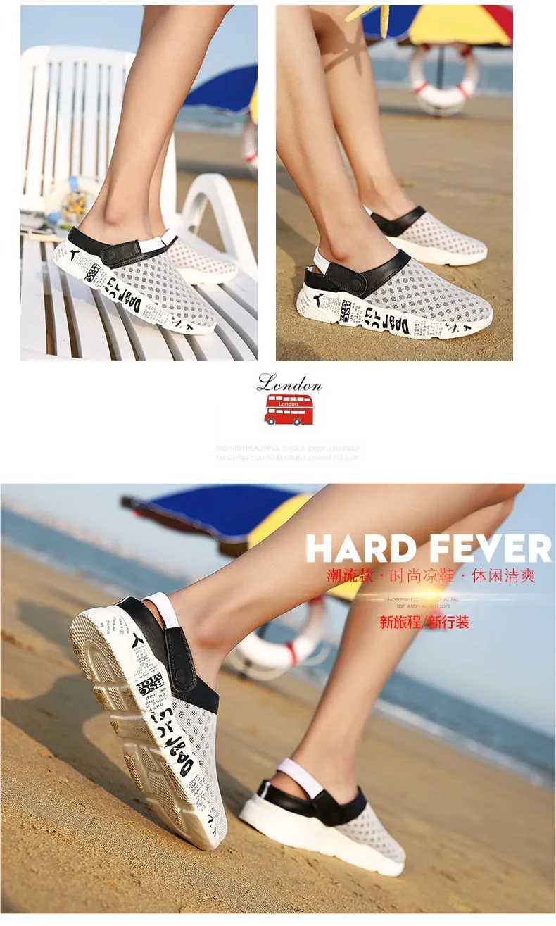 Hnzxzm Men's Flats Plus Size 46 Men Lightweight Breathable Comfortable Non-slip Shoes Casual Men'sFlip Flop Slippers Men