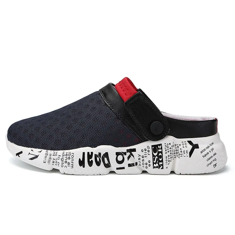 Hnzxzm Men's Flats Plus Size 46 Men Lightweight Breathable Comfortable Non-slip Shoes Casual Men'sFlip Flop Slippers Men
