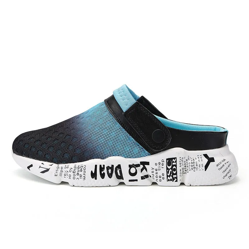 Hnzxzm Men's Flats Plus Size 46 Men Lightweight Breathable Comfortable Non-slip Shoes Casual Men'sFlip Flop Slippers Men