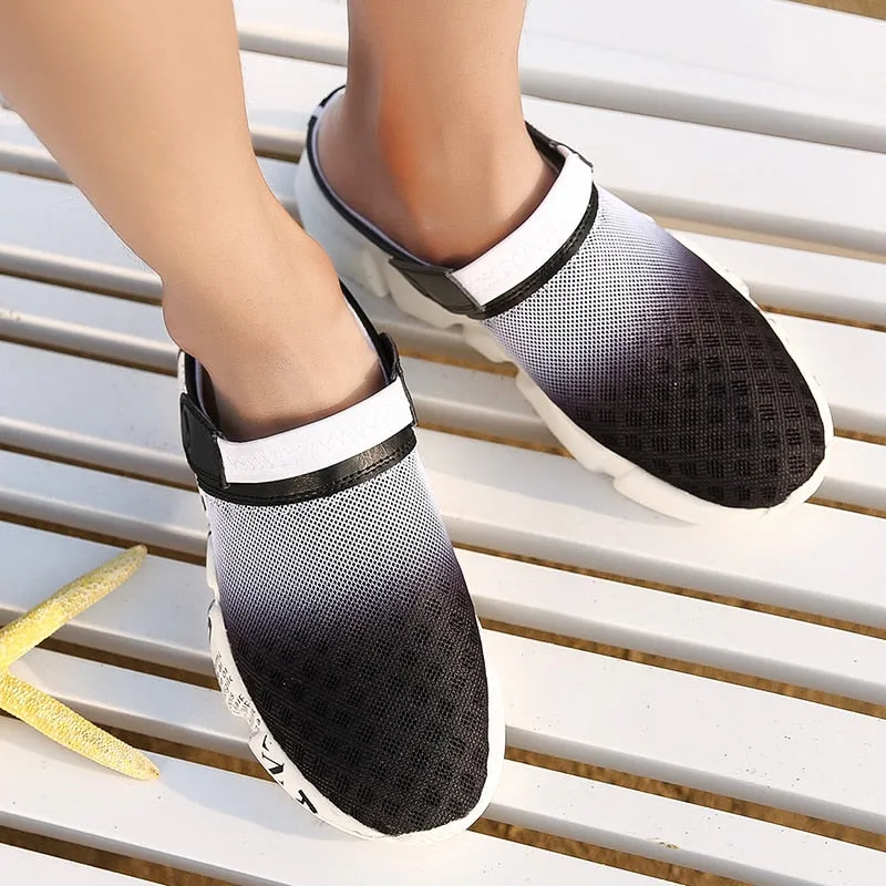 Hnzxzm Men's Flats Plus Size 46 Men Lightweight Breathable Comfortable Non-slip Shoes Casual Men'sFlip Flop Slippers Men