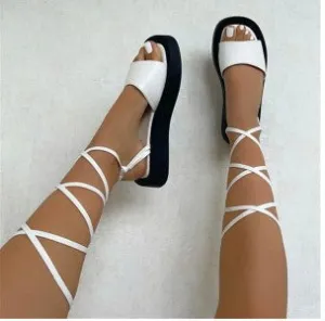 Hot sale strappy beach sandals