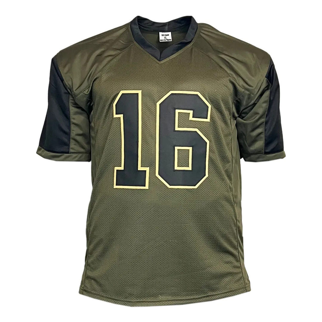 Joe Montana Unsigned Salute to Service Football Jersey