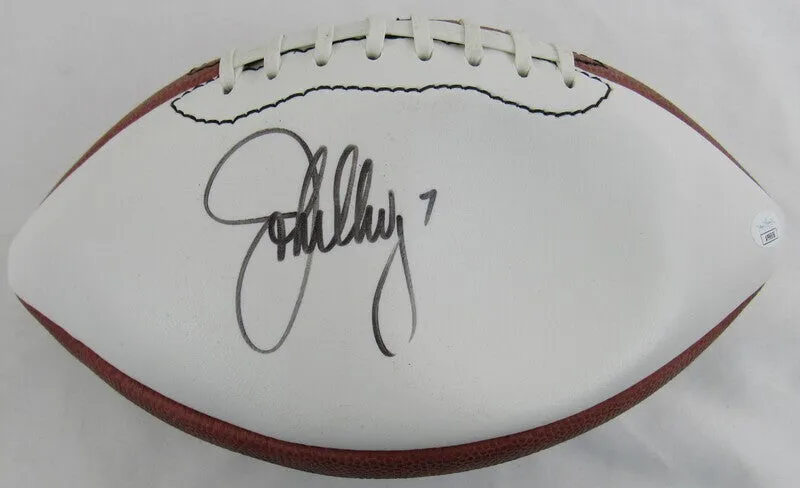 John Elway Signed Wilson NFL Football JSA AP96956