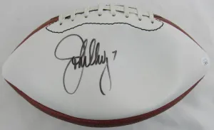 John Elway Signed Wilson NFL Football JSA AP96956