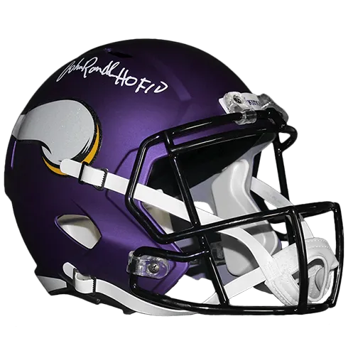 John Randle Minnesota Vikings Autographed Full Size Replica Football Helmet (JSA) HOF Inscription Included