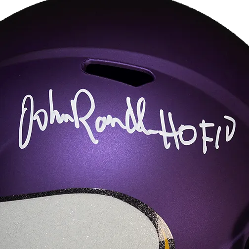 John Randle Minnesota Vikings Autographed Full Size Replica Football Helmet (JSA) HOF Inscription Included