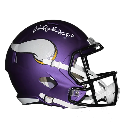 John Randle Minnesota Vikings Autographed Full Size Replica Football Helmet (JSA) HOF Inscription Included