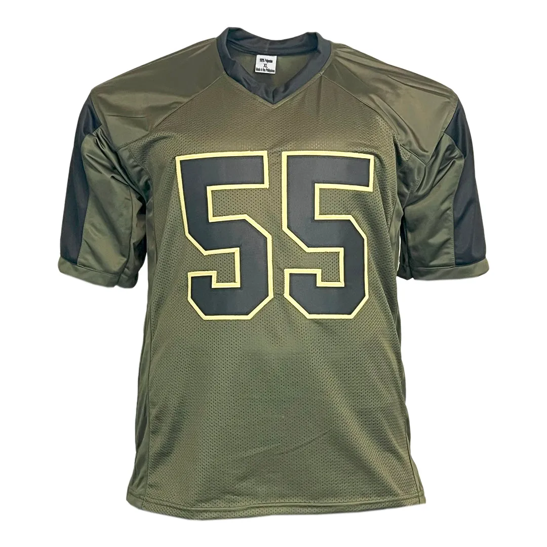 Junior Seau Unsigned Salute to Service Football Jersey