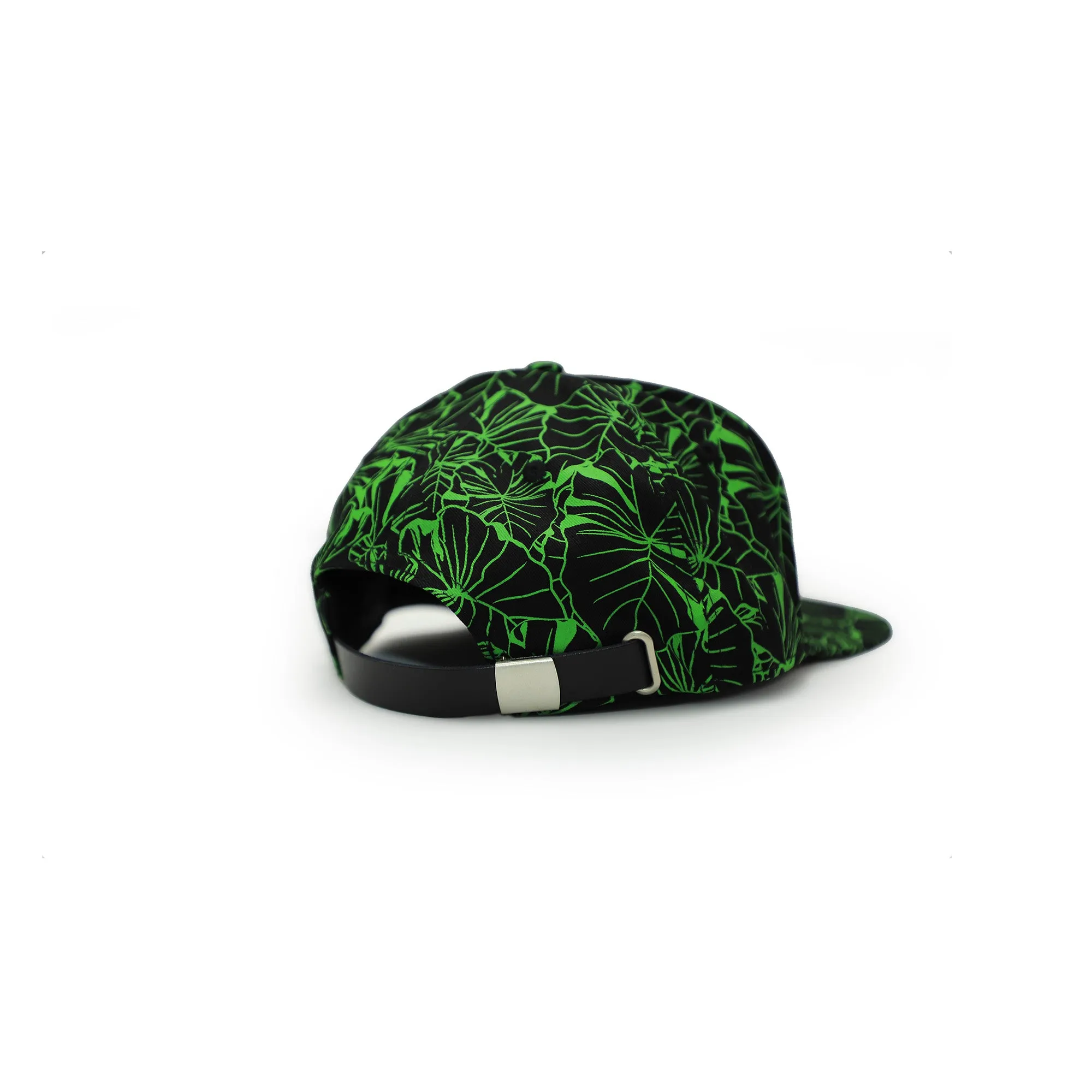 Kalo Flat Bill Leather Strap Hat