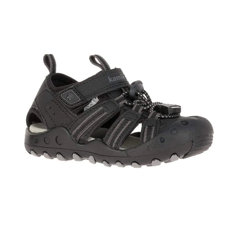 Kamik Black Crab Children's Sandal