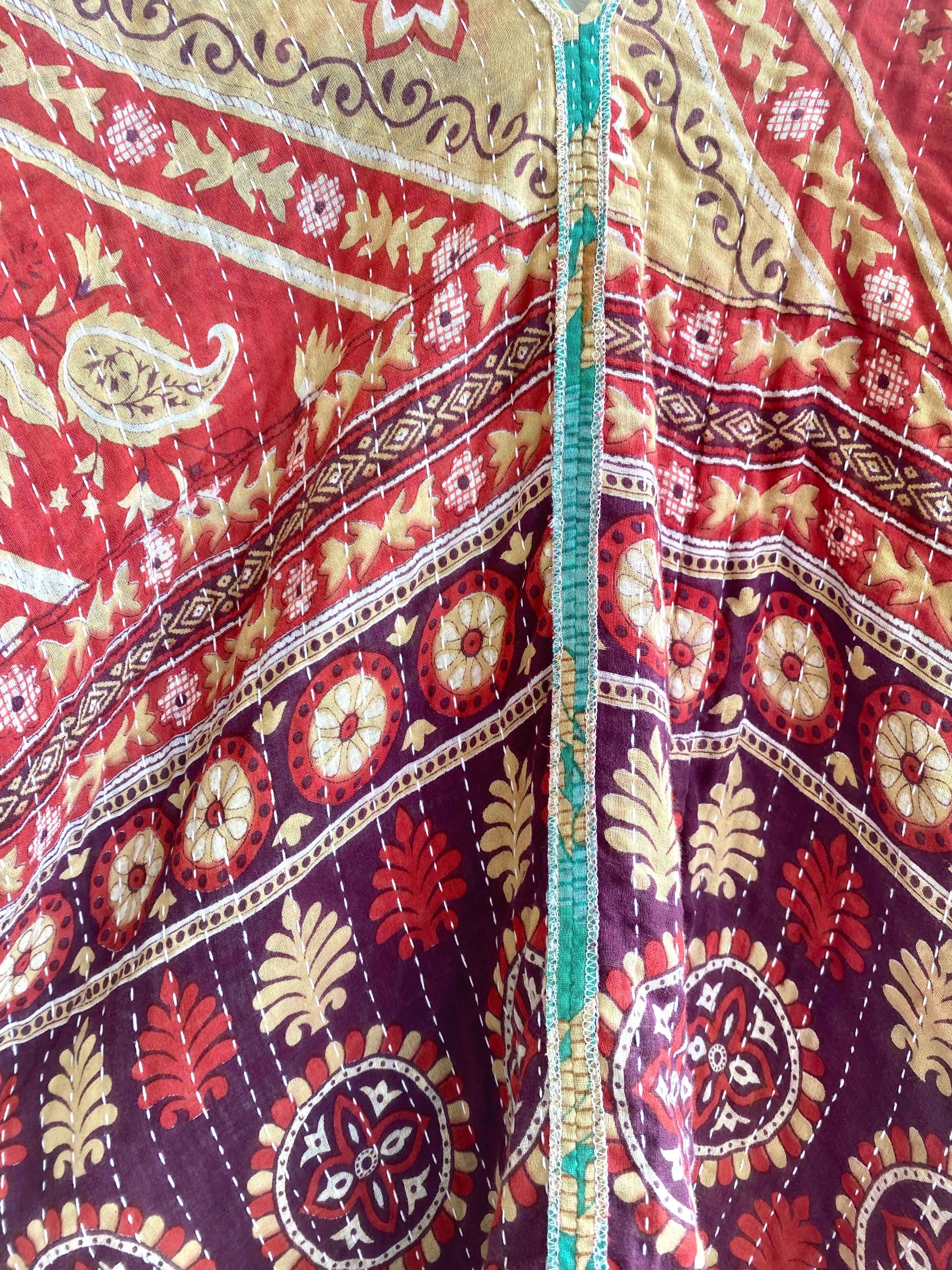 Kantha Quilt Reversible Caftan