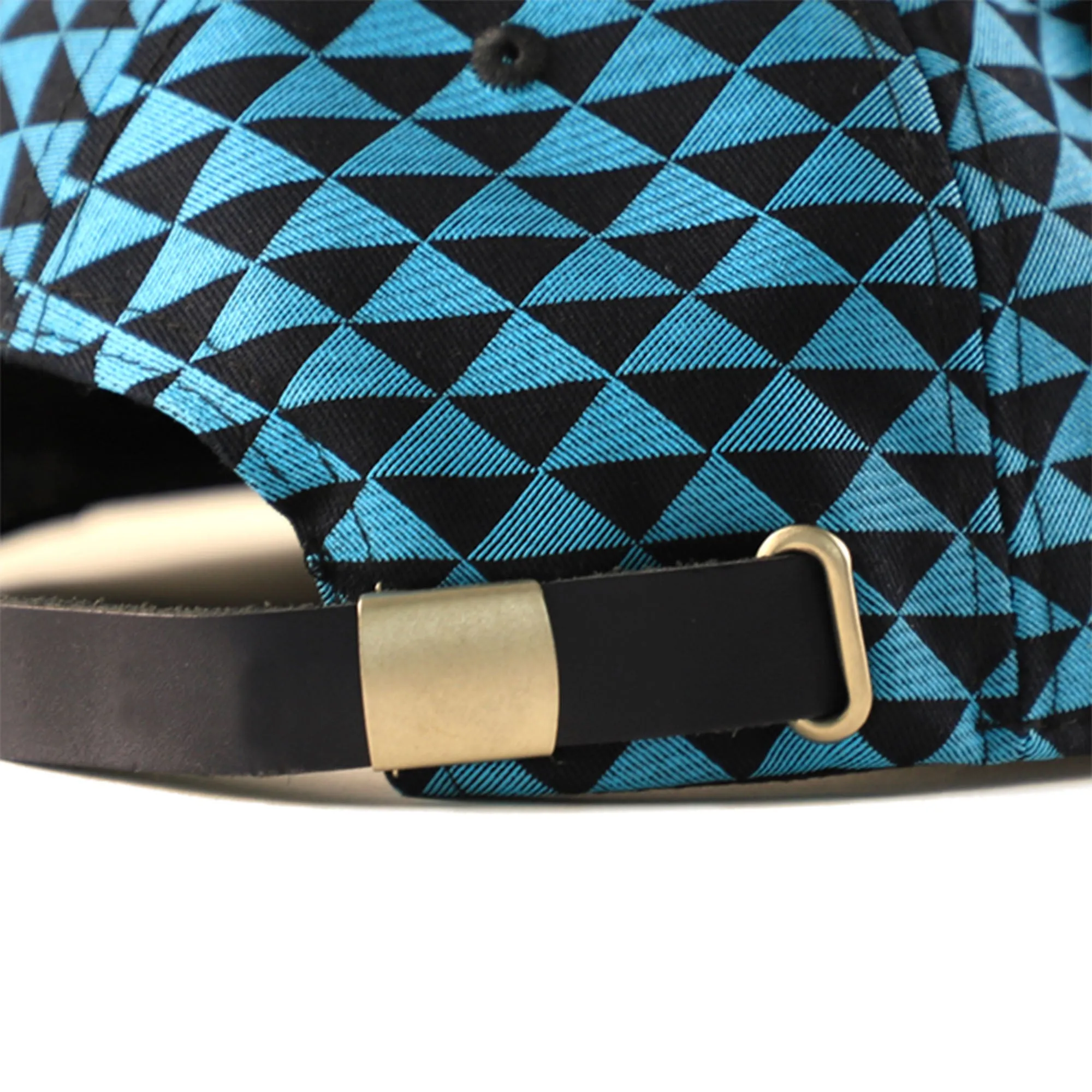 Kākau Flat Bill Leather Strap Hat
