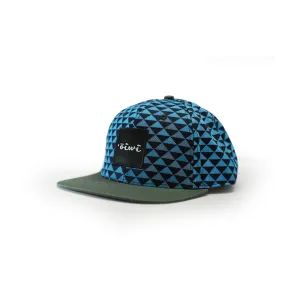 Kākau Flat Bill Leather Strap Hat