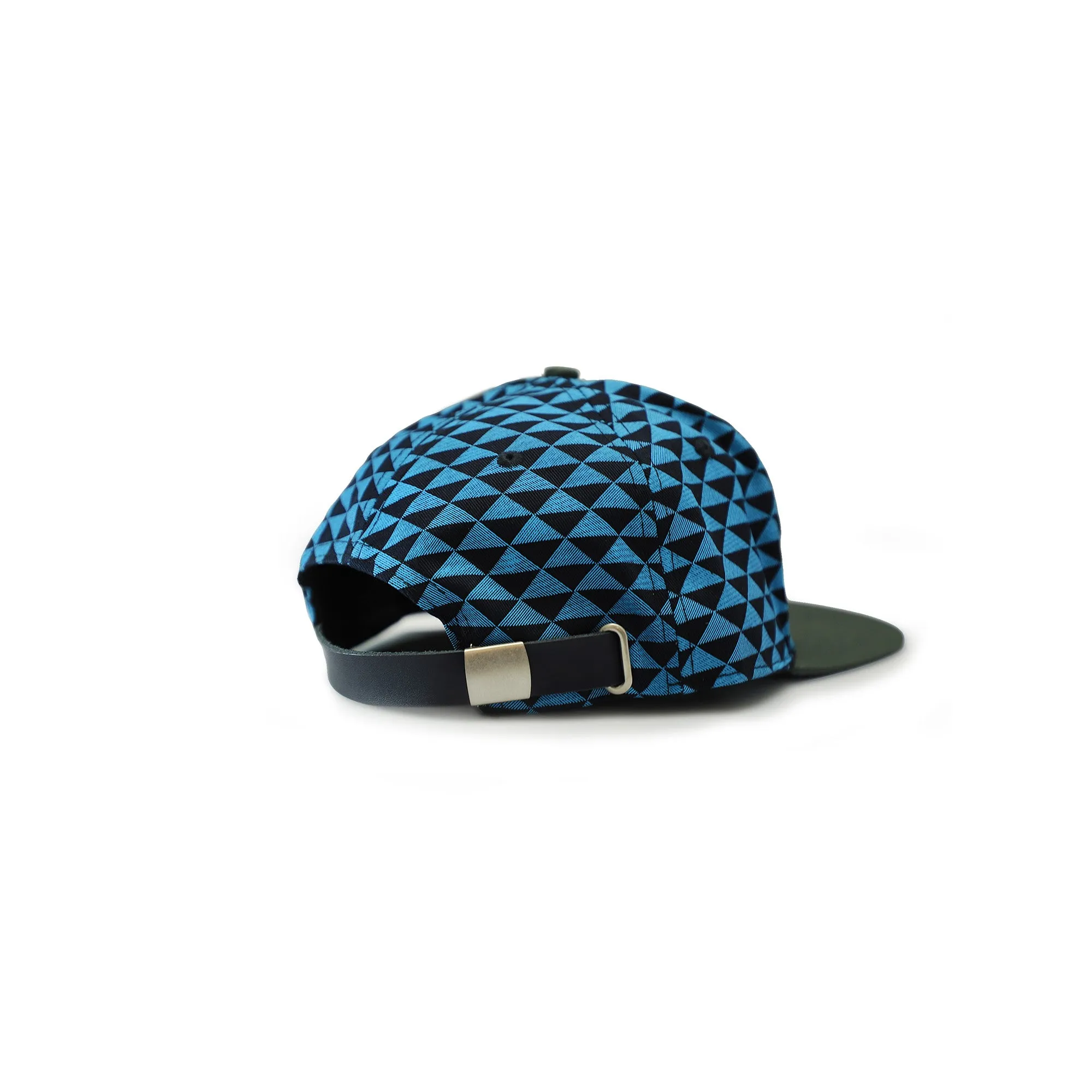 Kākau Flat Bill Leather Strap Hat