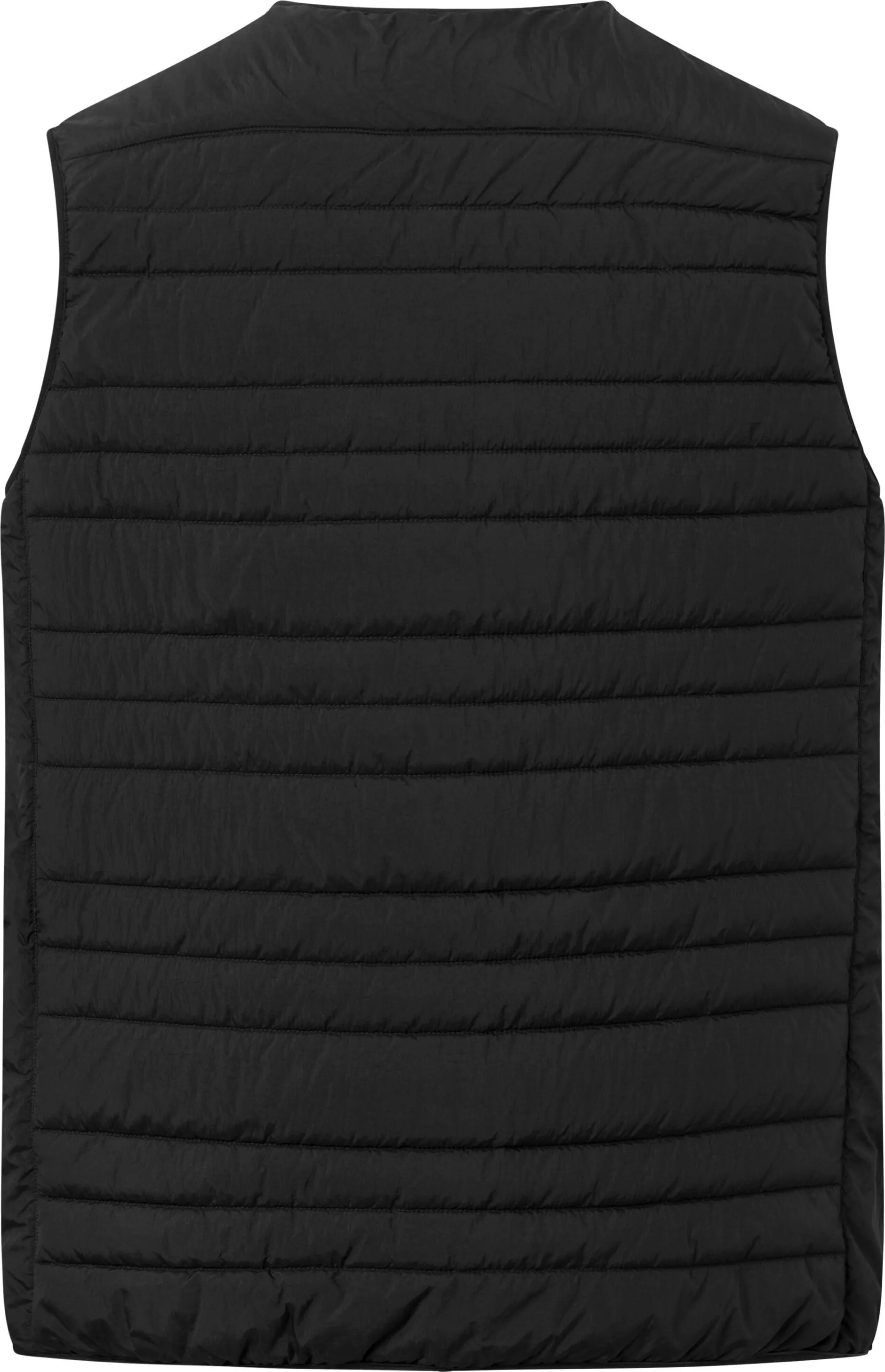 Knowledge Cotton Apparel Men&#x27;s Go Anywear™ Quilted Padded Zip Vest Black Jet | Buy Knowledge Cotton Apparel Men&#x27;s Go Anywear™ Quilted Padded Zip Vest Black Jet here | Outnorth