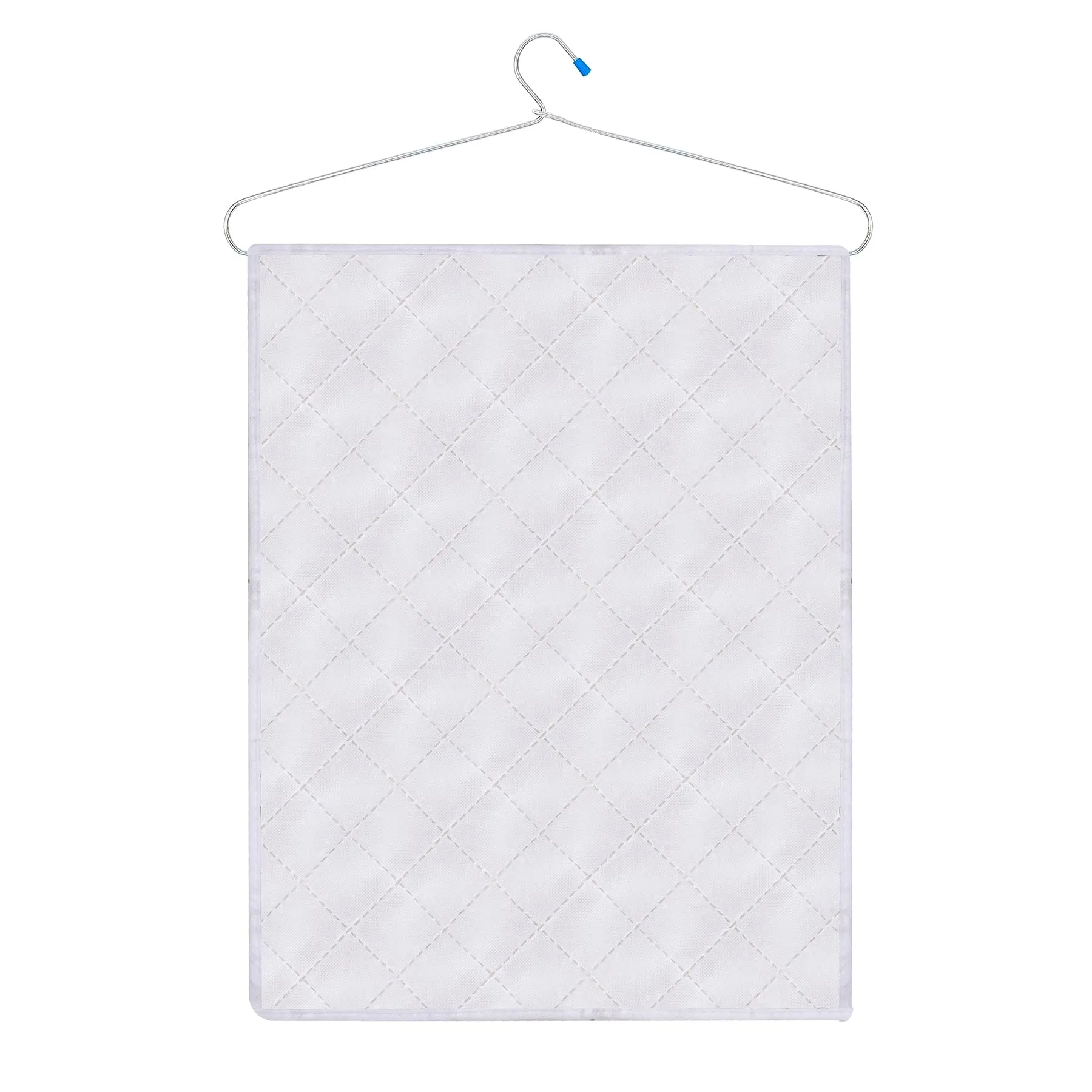 Kuber Industries Hanging Makeup Organizer | Waterproof Wall Hanging Organizer | 13 Pocket Jewellery Organizer | Cosmetic Organizer with Hanger | Flower Quilted | Gray