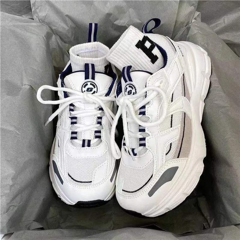 Leather Flat Sneakers Women's Men's Unisex Casual Shoes MSS0439 White Footwear