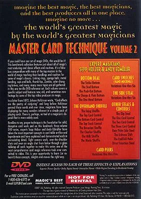 Master Card Technique Vol 2 ( Worlds Greatest Magic )