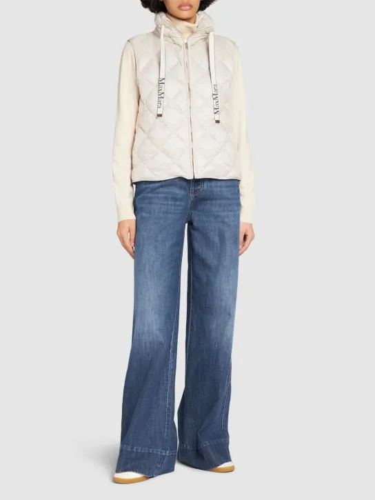 Max Mara   Tregic waterproof quilted down vest 