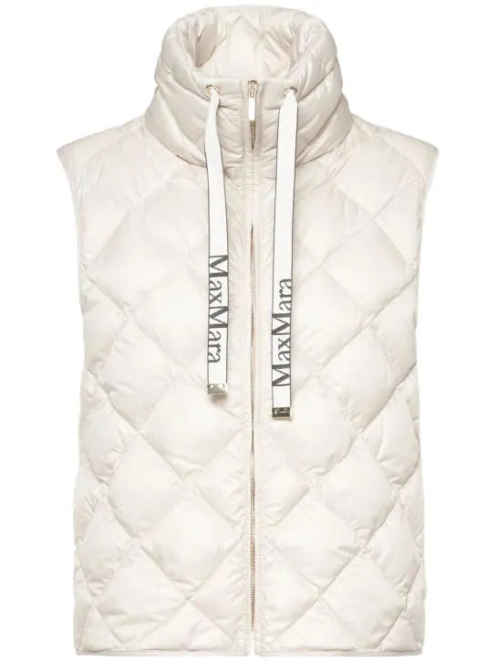 Max Mara   Tregic waterproof quilted down vest 