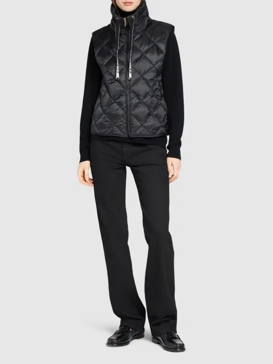 Max Mara   Tregic waterproof quilted down vest 