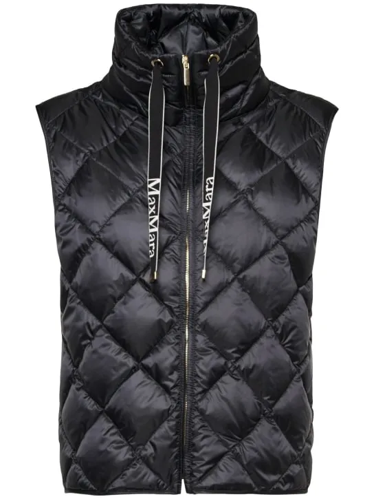 Max Mara   Tregic waterproof quilted down vest 