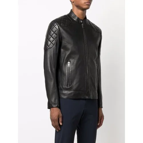 Men Designer Leather Jacket Dsquared2