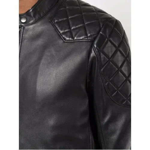 Men Designer Leather Jacket Dsquared2