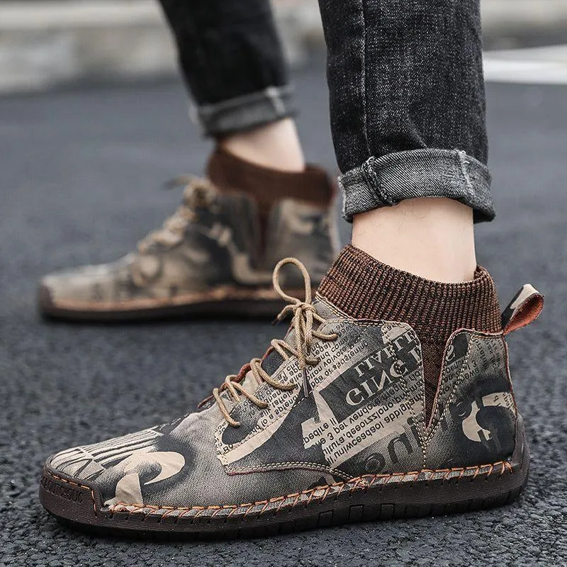 Men's Casual Shoes LCLS0108 Sneakers Windproof Ankle Boots