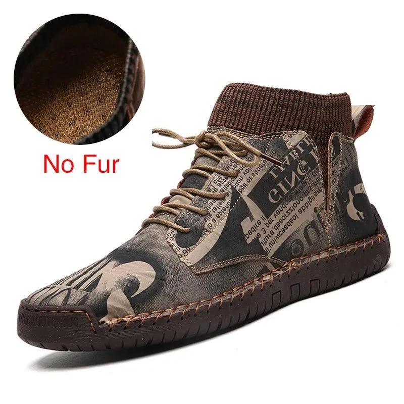 Men's Casual Shoes LCLS0108 Sneakers Windproof Ankle Boots