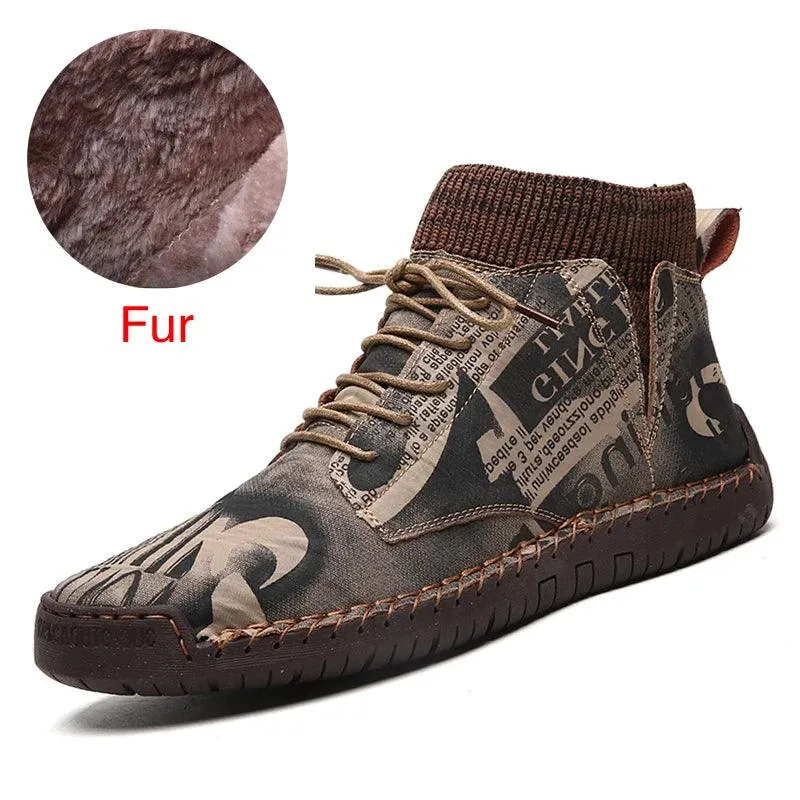 Men's Casual Shoes LCLS0108 Sneakers Windproof Ankle Boots