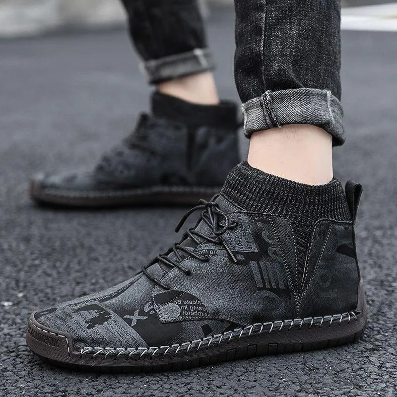 Men's Casual Shoes LCLS0108 Sneakers Windproof Ankle Boots