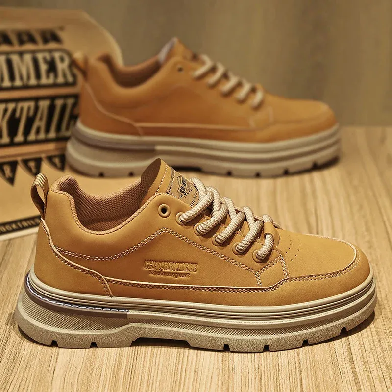 Men's Casual Shoes - Leather, Comfortable Sneakers - TSS356