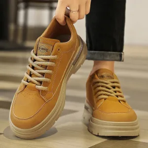 Men's Casual Shoes - Leather, Comfortable Sneakers - TSS356