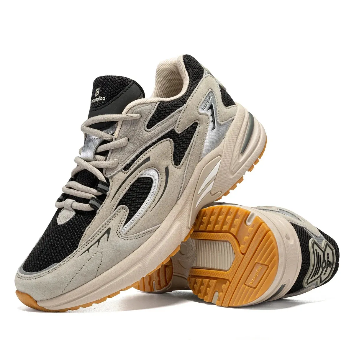 Men's Casual Shoes - Running Leather & Breathable Footwear - M7480