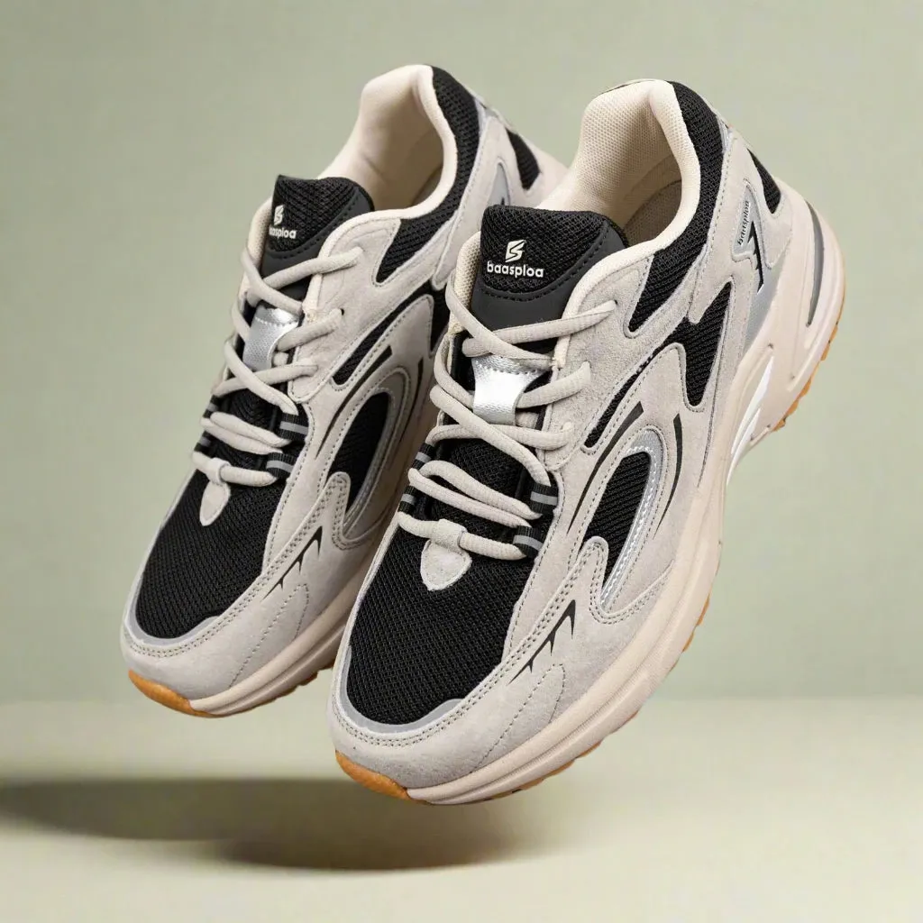 Men's Casual Shoes - Running Leather & Breathable Footwear - M7480