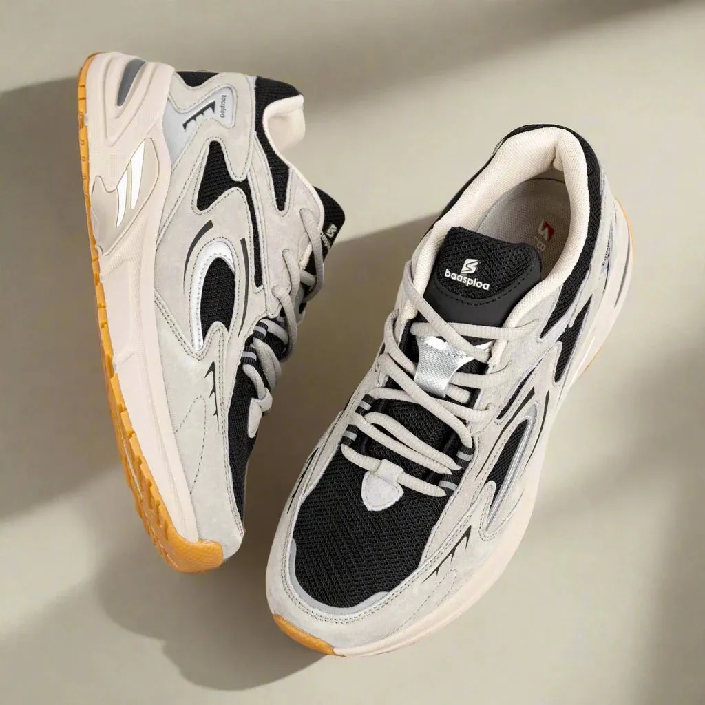 Men's Casual Shoes - Running Leather & Breathable Footwear - M7480